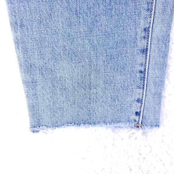 Urban Outfitters BDG Button Fly Jeans Womens Size 26 Slim Straight Raw Hem Pants - Picture 9 of 13